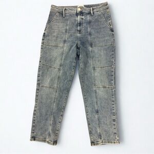 Sonoma Women’s Blue Cropped Ankle Jeans Size 16 | Straight Leg Denim